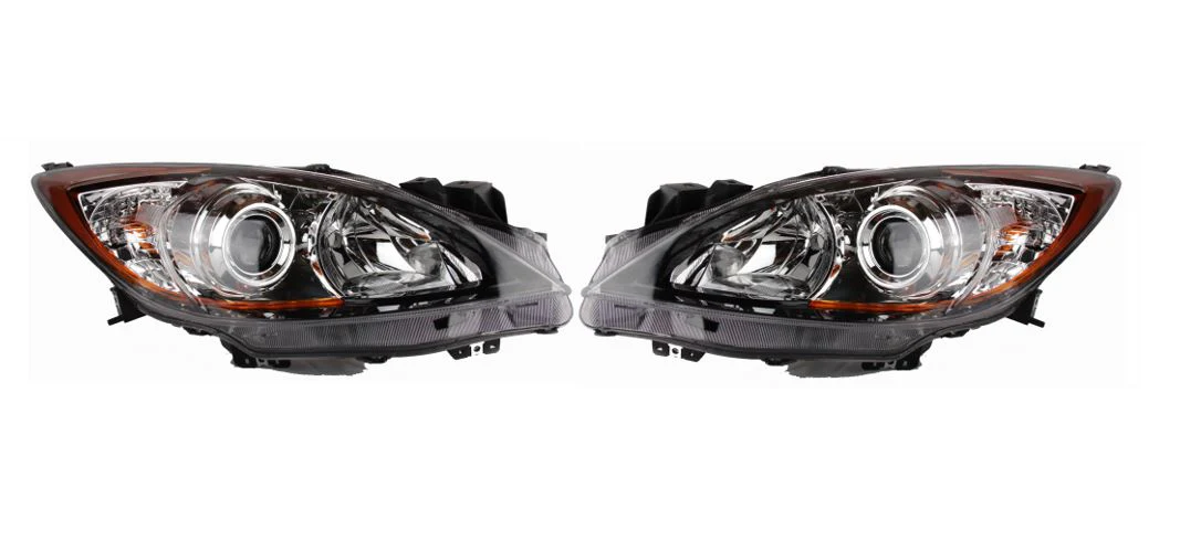 2010-2013 Mazda 3 New LH & RH Halogen Projector Headlight Assembly BBM4510L0K BBM4510K0K