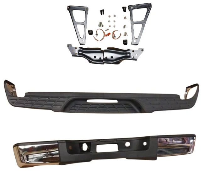 2010-2013 Chevrolet Silverado GMC Sierra 1500 New Rear Bumper Chrome without Park Assist GM1103147