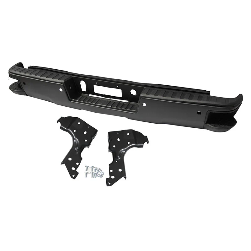 2014-2019 Chevrolet Silverado GMC Sierra 1500 New Rear Bumper Paint to Match Corner Step Park Assist GM1103179