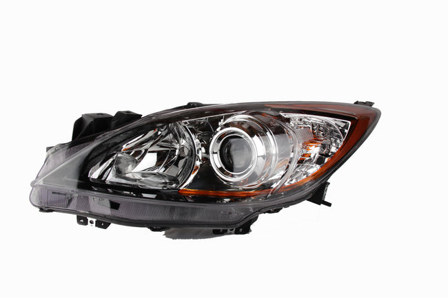 New LH Halogen Projector Headlight Assembly  fits 2010-2013 Mazda 3 BBM4510L0K