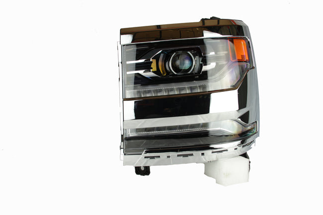 New LH Chrome Bezel LED Headlights fits 2016-2018 Chevrolet Silverado 1500 GM2502452 84292720 84357694
