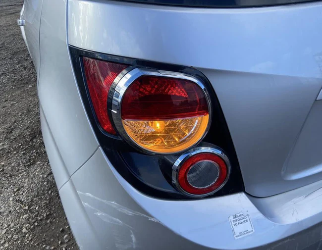 Used OEM LH Driver Side Taillight fits 2012-2016 Chevrolet Sonic 94534063